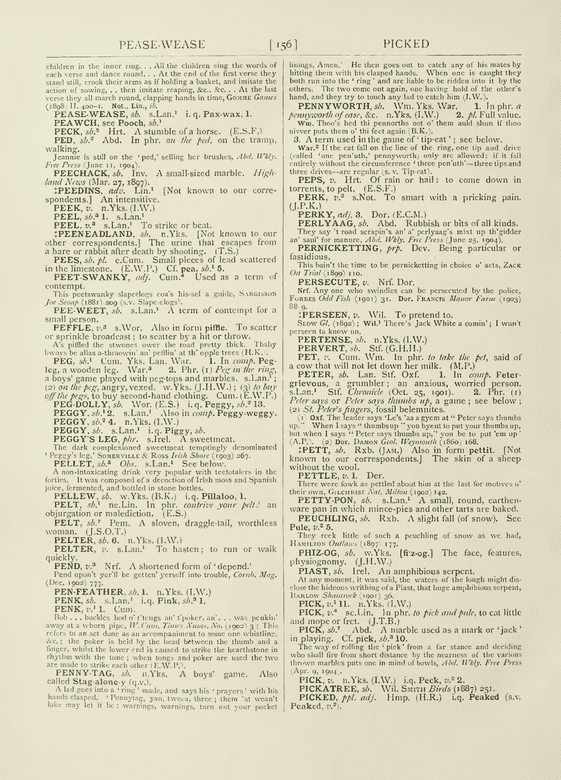 English Dialect Dictionary - pick English Dialect Dictionary - pick