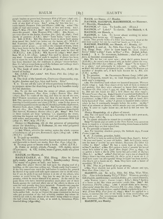 English Dialect Dictionary - Haum English Dialect Dictionary - Haum