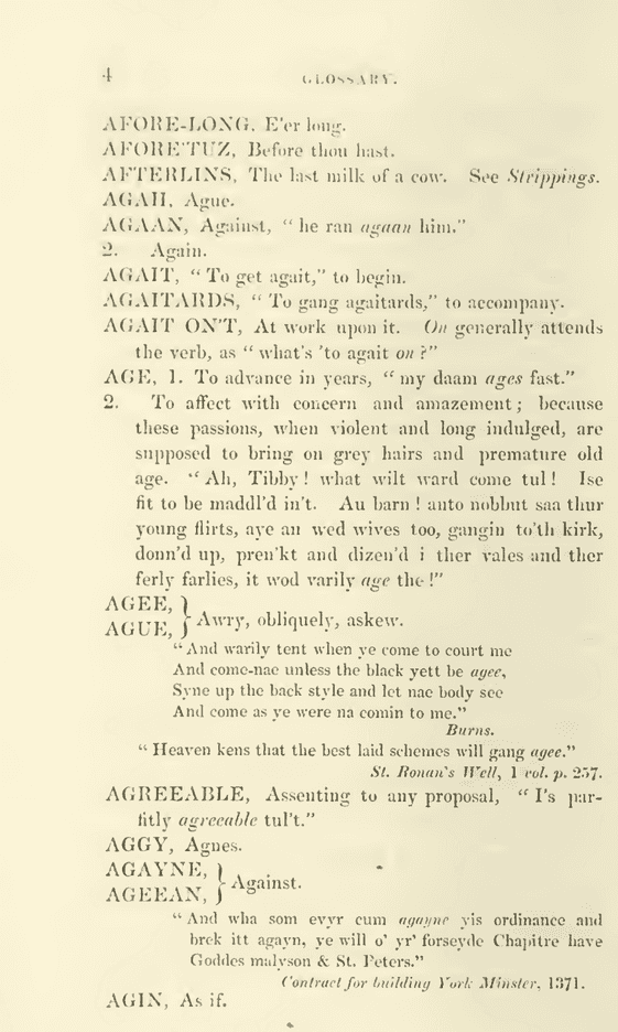 The dialect of Craven - Ague The dialect of Craven - Ague