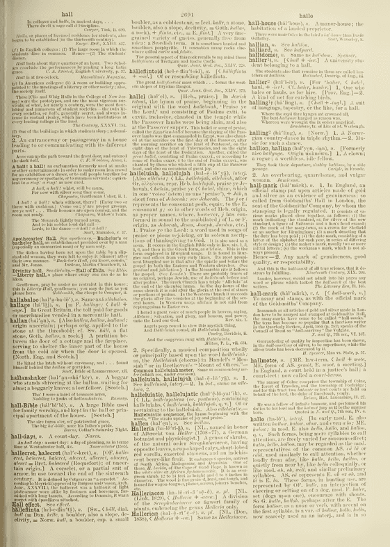 English Dialect Dictionary - hall English Dialect Dictionary - hall