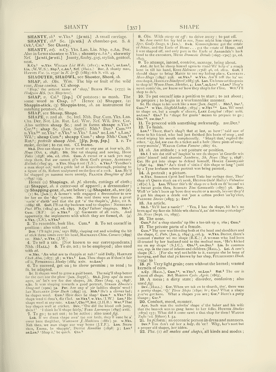 The English dialect dictionary - shake