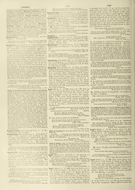Century Dictionary - host