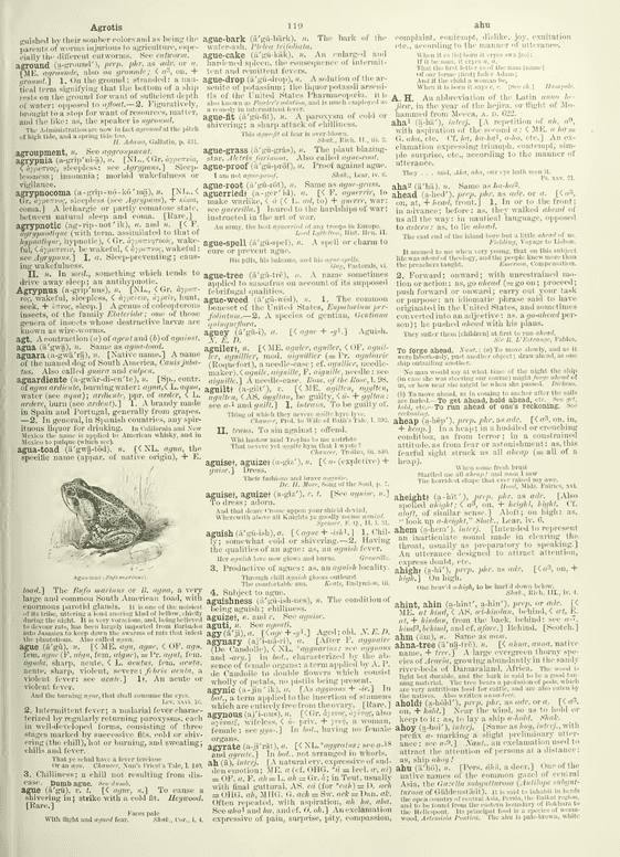 Century Dictionary - Ague Century Dictionary - Ague