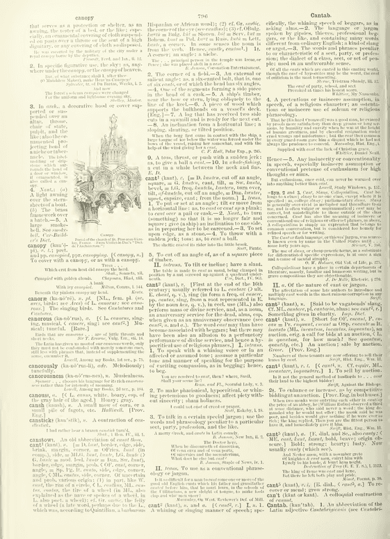 Century Dictionary - cant Century Dictionary - cant