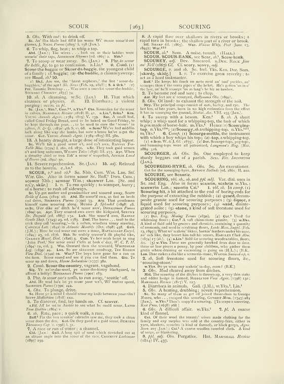 The English dialect dictionary - scour