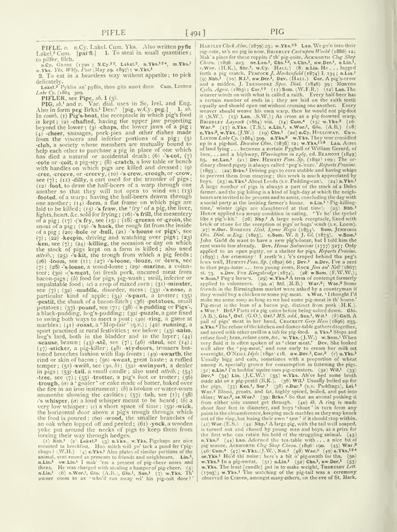 English Dialect Dictionary - pig English Dialect Dictionary - pig