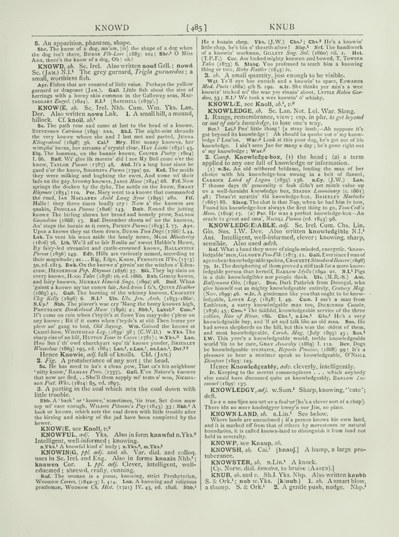 The English dialect dictionary - know The English dialect dictionary - know