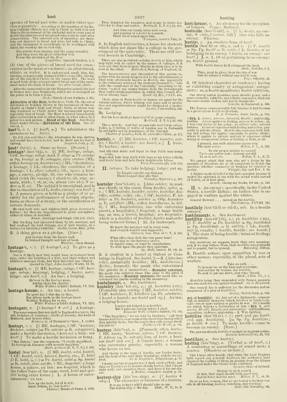 Century Dictionary - host
