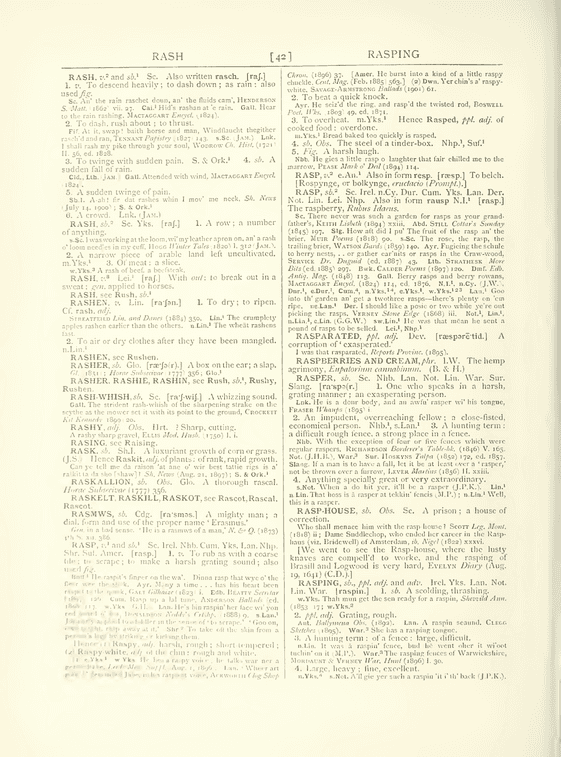 The English dialect dictionary - rash The English dialect dictionary - rash