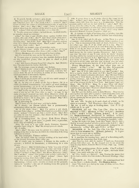 The English dialect dictionary - shake The English dialect dictionary - shake