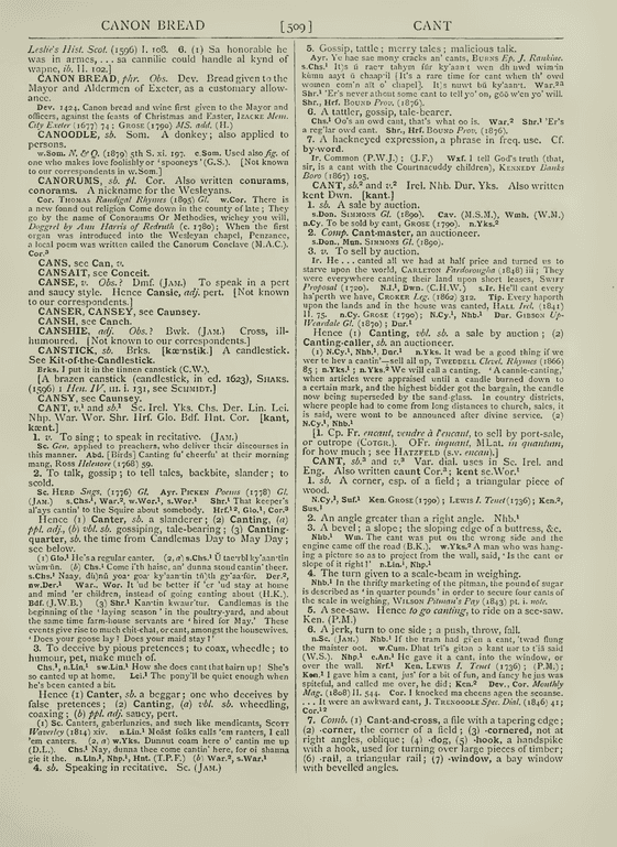 The English dialect dictionary - cant The English dialect dictionary - cant