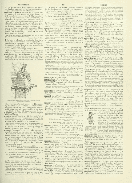 Century Dictionary - Amount