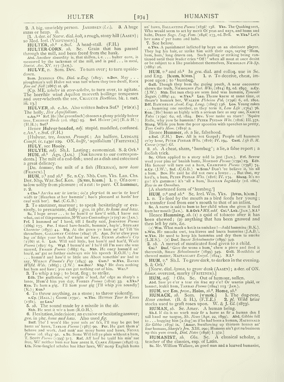 English Dialect Dictionary - hum English Dialect Dictionary - hum