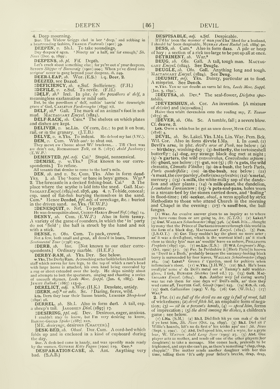 The English dialect dictionary - den The English dialect dictionary - den