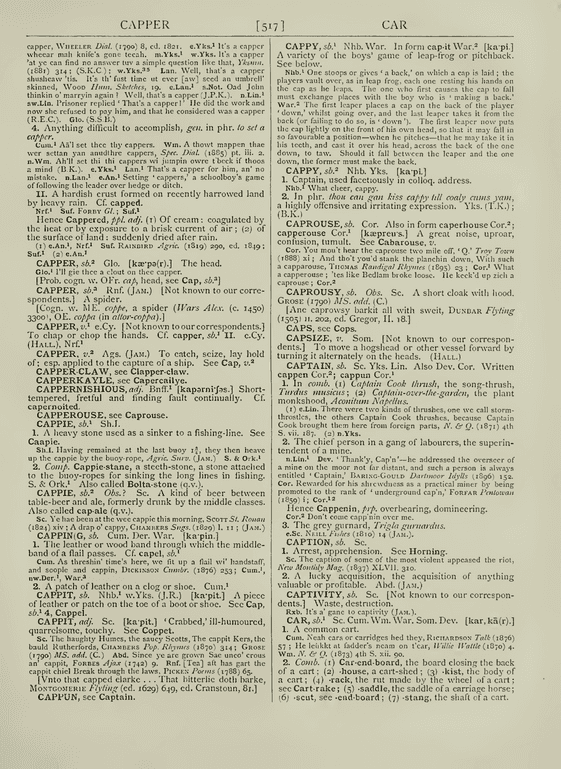 The English dialect dictionary - car