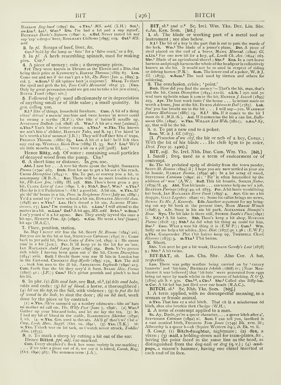 English Dialect Dictionary - Bit English Dialect Dictionary - Bit