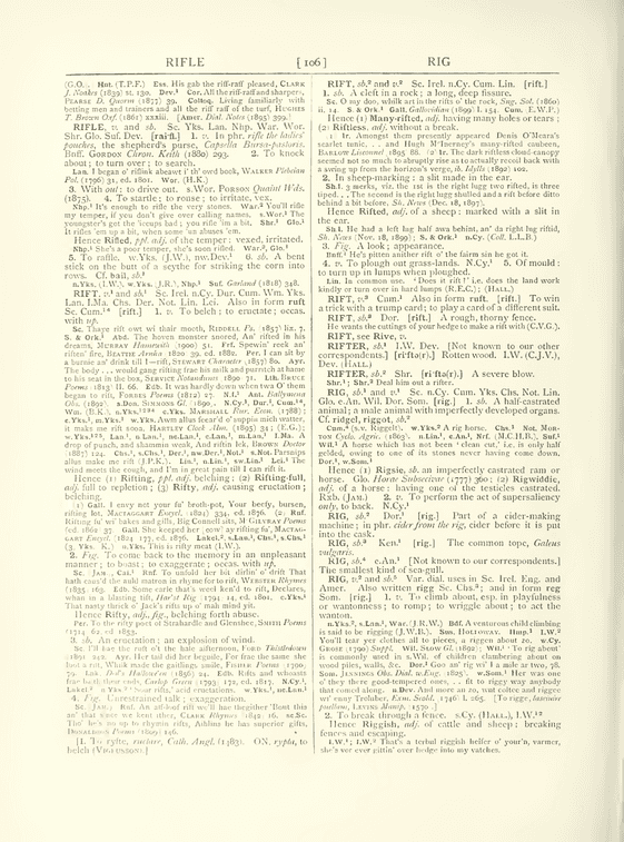 The English dialect dictionary - rig The English dialect dictionary - rig