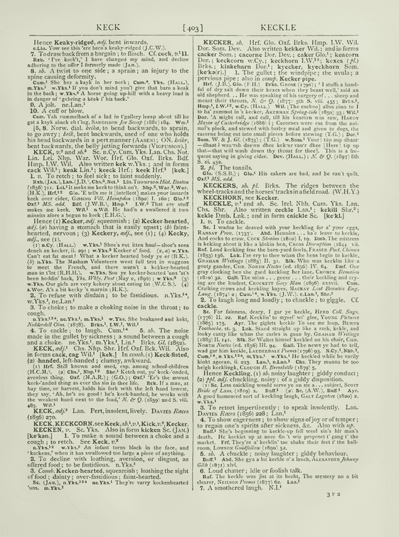 The English dialect dictionary - keck The English dialect dictionary - keck