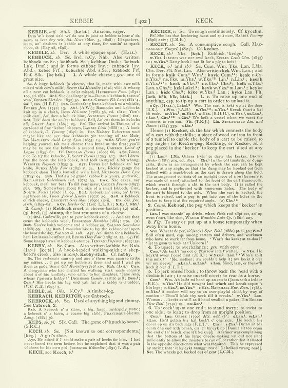 The English dialect dictionary - keck The English dialect dictionary - keck