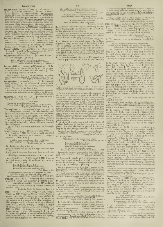 Century Dictionary - trap Century Dictionary - trap