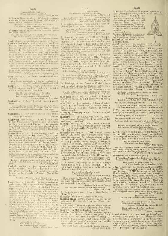 English Dialect Dictionary - haste English Dialect Dictionary - haste