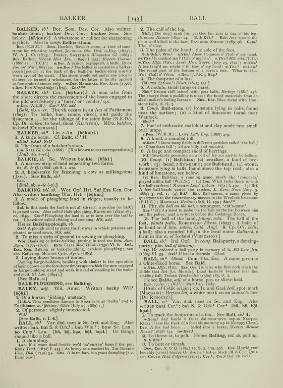 English Dialect Dictionary - Ball English Dialect Dictionary - Ball