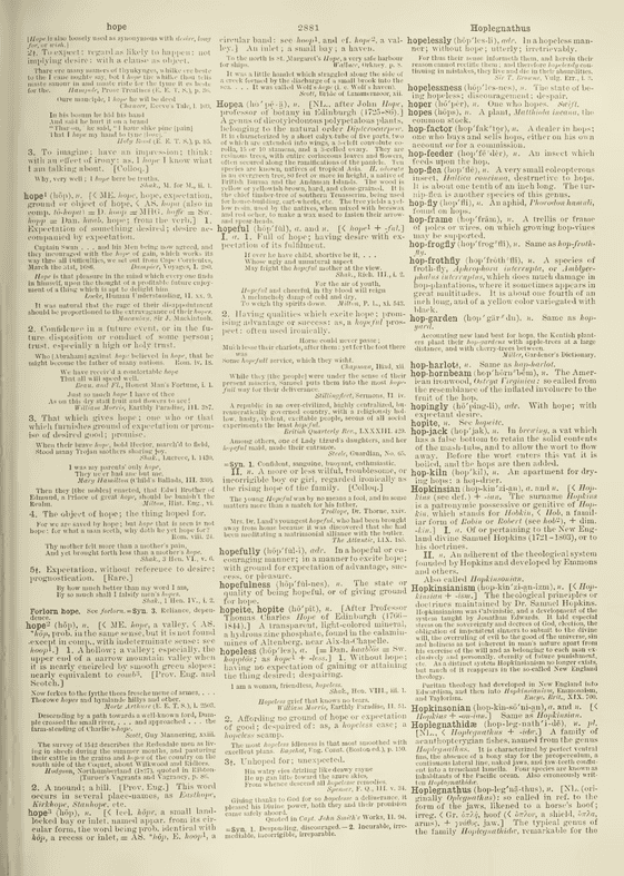 Century Dictionary - hope Century Dictionary - hope
