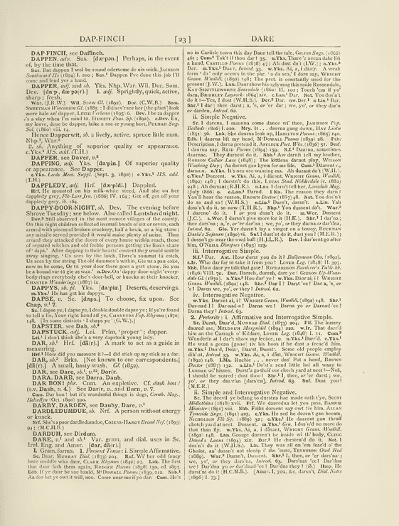The English dialect dictionary - dare The English dialect dictionary - dare