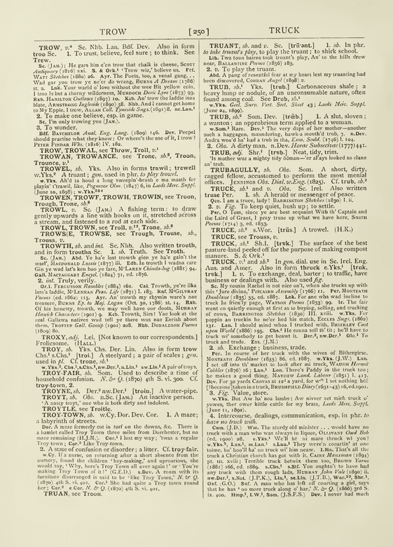 Wright, Joseph English Dialect Dictionary - trow Wright, Joseph English Dialect Dictionary - trow