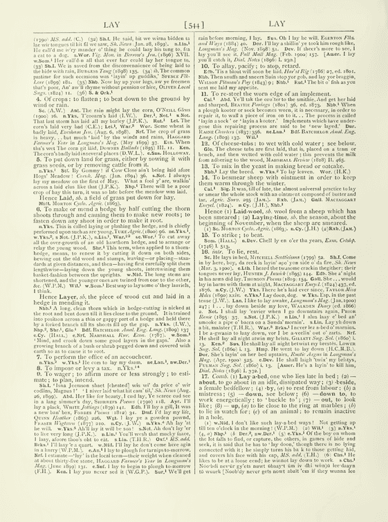 Wright, Joseph English Dialect Dictionary - lay Wright, Joseph English Dialect Dictionary - lay