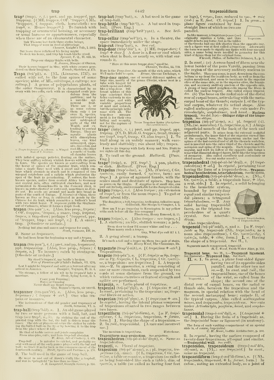 Century Dictionary - trap Century Dictionary - trap