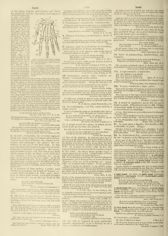 Century Dictionary - hand Century Dictionary - hand