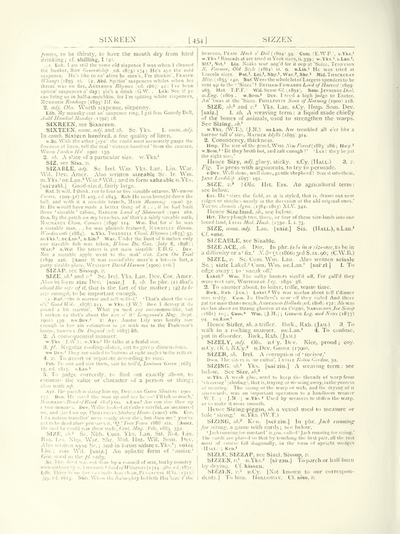 The English dialect dictionary - size