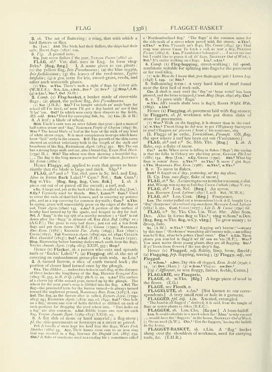 English Dialect Dictionary - Flag English Dialect Dictionary - Flag