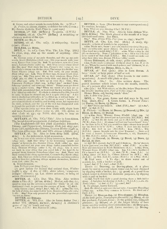 The English dialect dictionary - dive The English dialect dictionary - dive