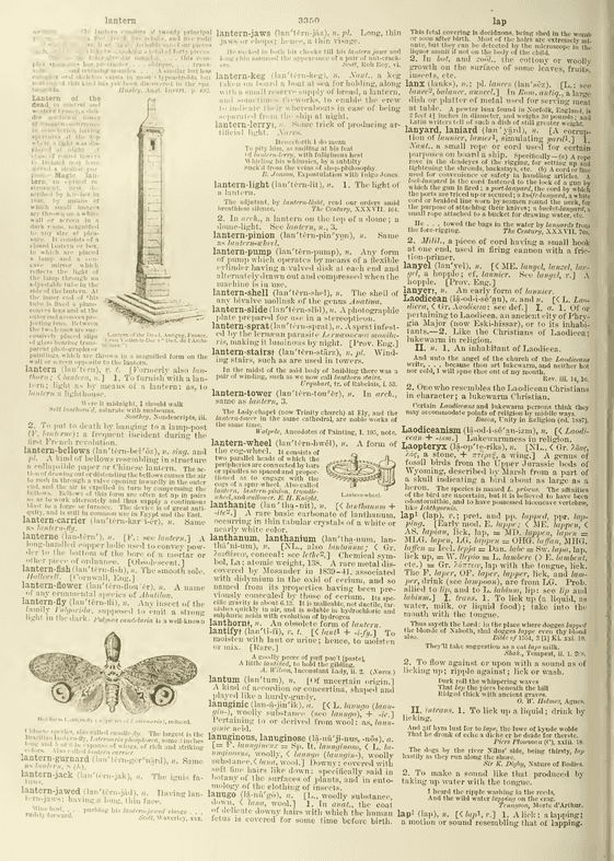 Century Dictionary - lap