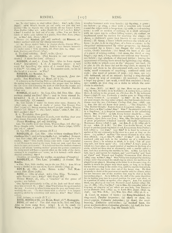 The English dialect dictionary - rig