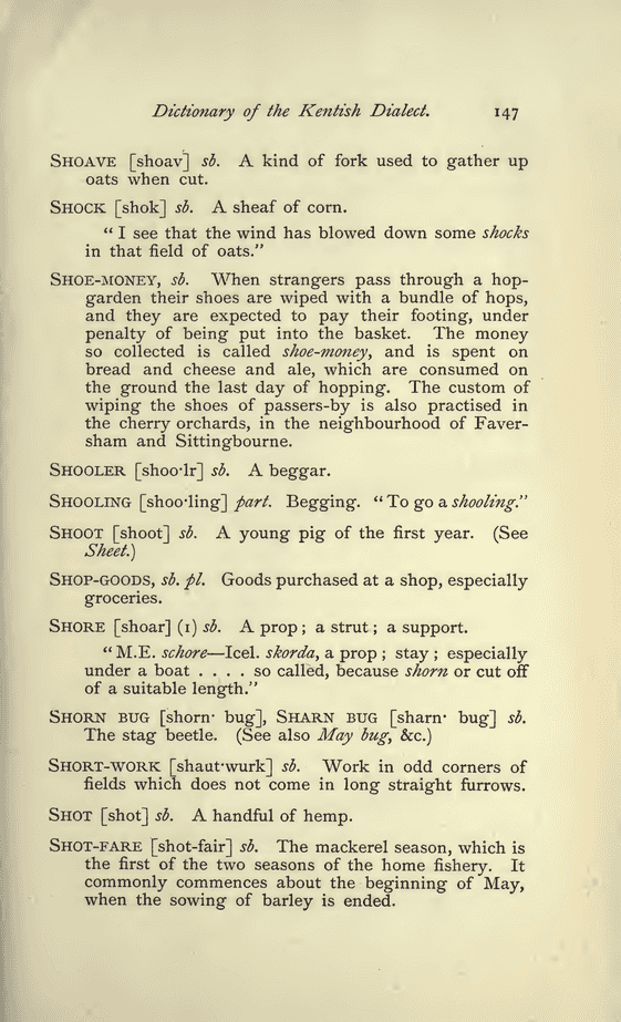 A dictionary of the Kentish dialect - shock A dictionary of the Kentish dialect - shock