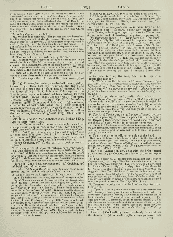 The English dialect dictionary - cock The English dialect dictionary - cock