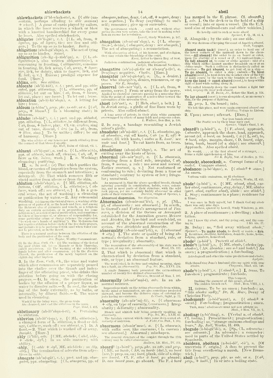 Century Dictionary - Able