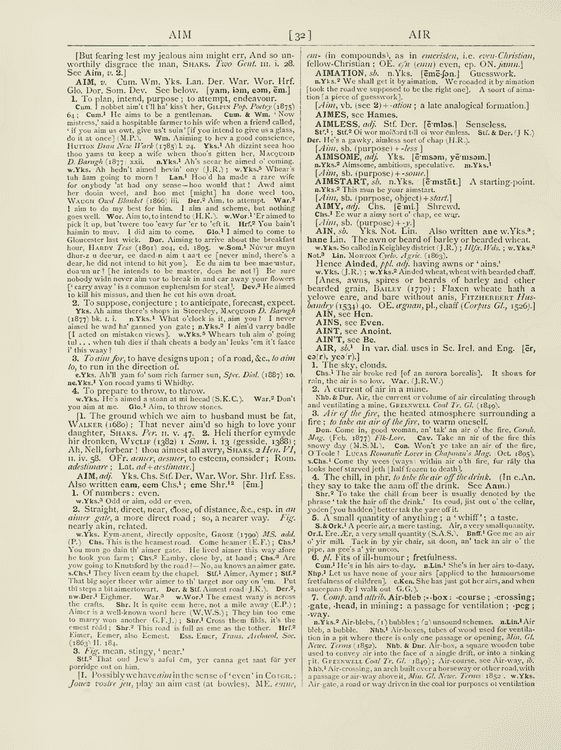 English Dialect Dictionary - aim English Dialect Dictionary - aim