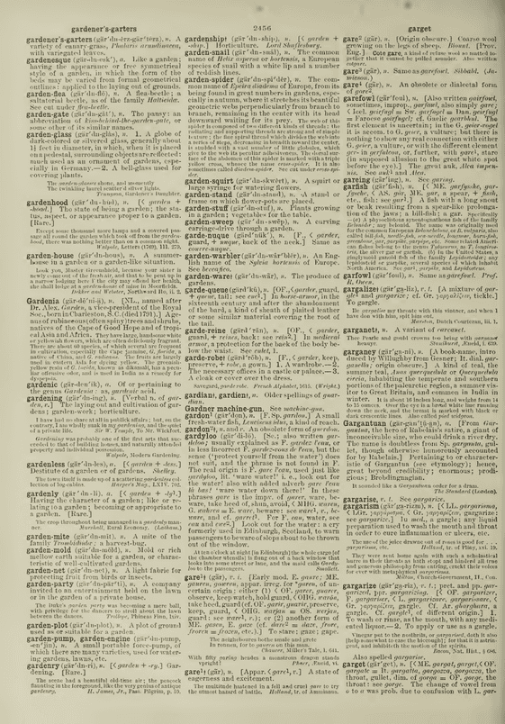 Century Dictionary - Gare