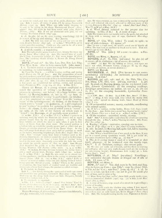 The English dialect dictionary - row/raw