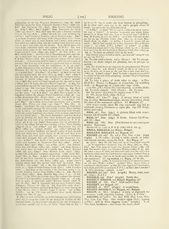 The English dialect dictionary - rig The English dialect dictionary - rig