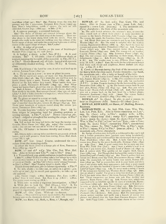 The English dialect dictionary - row/raw