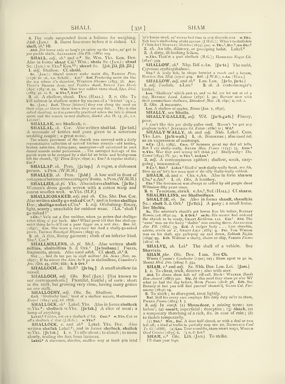 The English dialect dictionary - shame The English dialect dictionary - shame