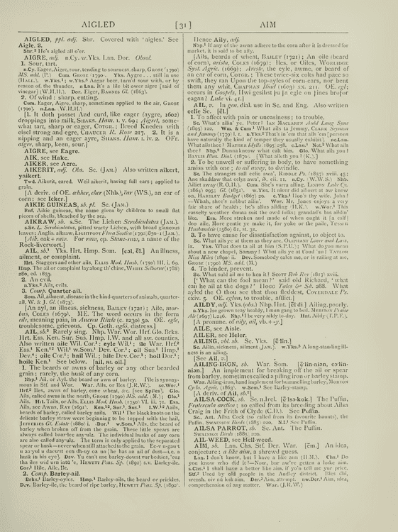 English Dialect Dictionary - aim English Dialect Dictionary - aim