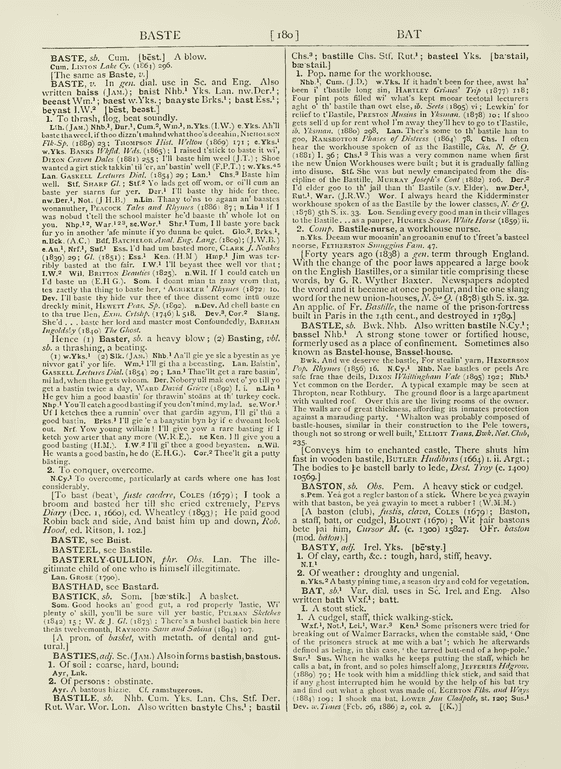 English Dialect Dictionary - baste English Dialect Dictionary - baste