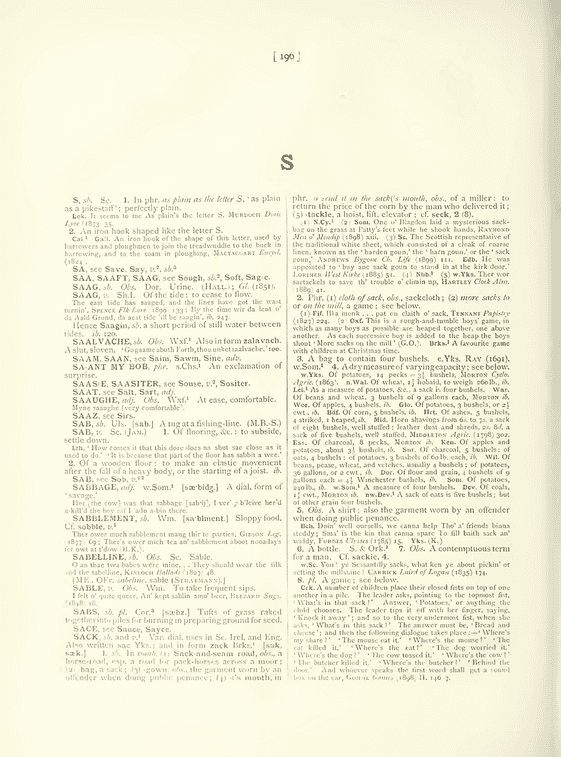 English Dialect Dictionary - sack English Dialect Dictionary - sack