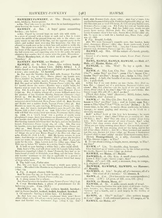 English Dialect Dictionary - Hawm English Dialect Dictionary - Hawm